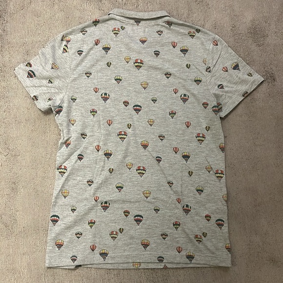 Unique polo - hot air balloon pattern - Picture 3 of 3
